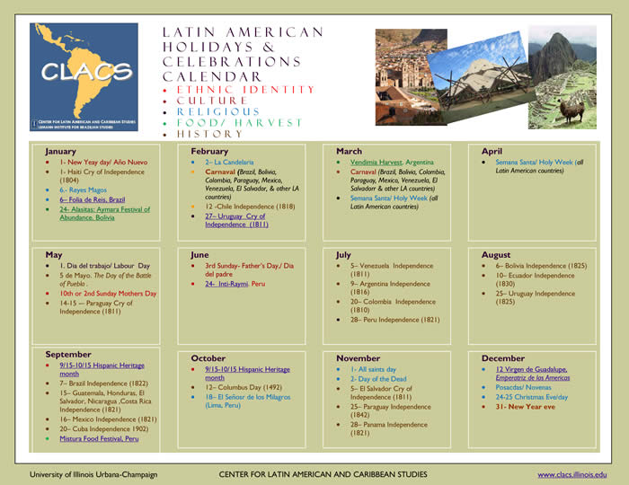 K 14 Teaching Resources Center For Latin American And Caribbean Studies At Illinois