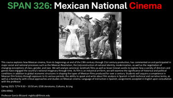 SPAN 326: Mexican National Cinema