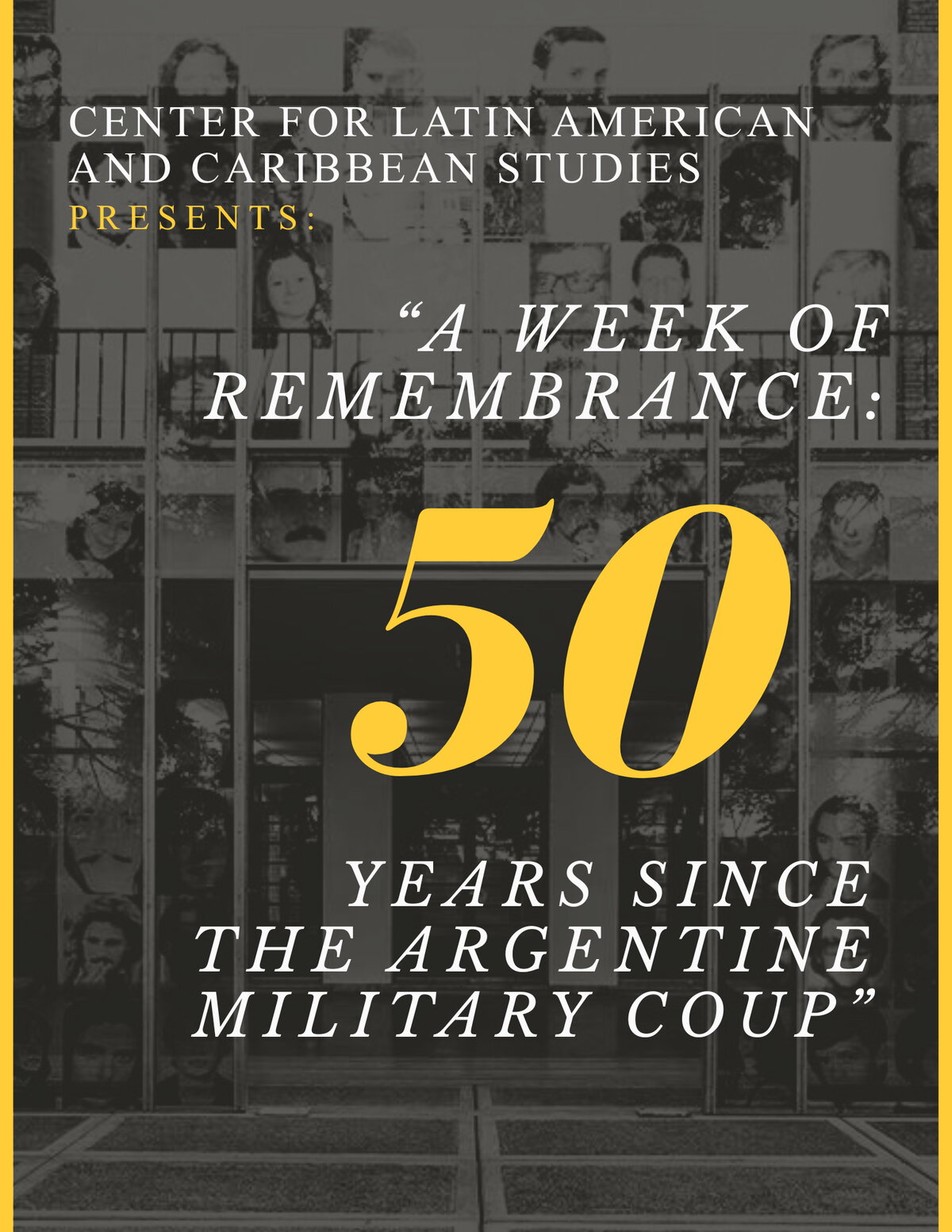 Week of events flyer