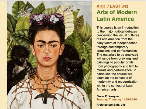 Arts of modern Latin America flyer