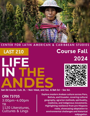 Life in the Andes flyer