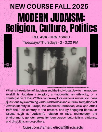 MODERN JUDAISM: Religion, Culture, Politics