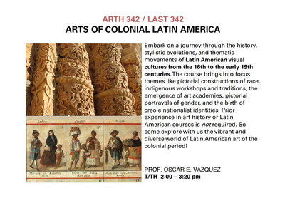 Arts of Colonial Latin America flyer