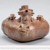 Vessel in the form of an arm, Recuay, 200-700 CE, Northern Highlands, Peru. Earthenware with slip. The Fred Olsen Collection. 1967-29-62.