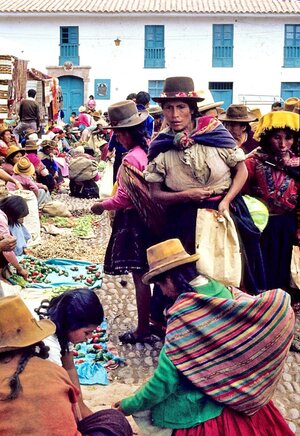 Market in Pisac, Peru
